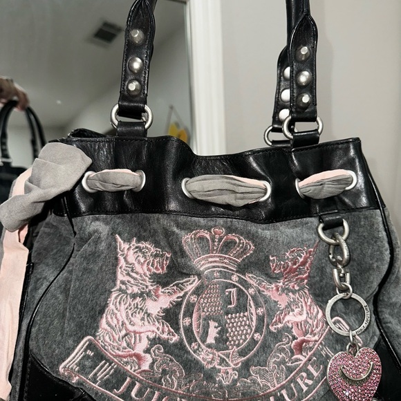 Juicy Couture Gray and Black Women's Bag - Picture 5 of 5